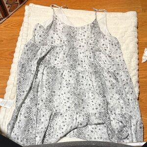 Stylish  Dress in Black and White